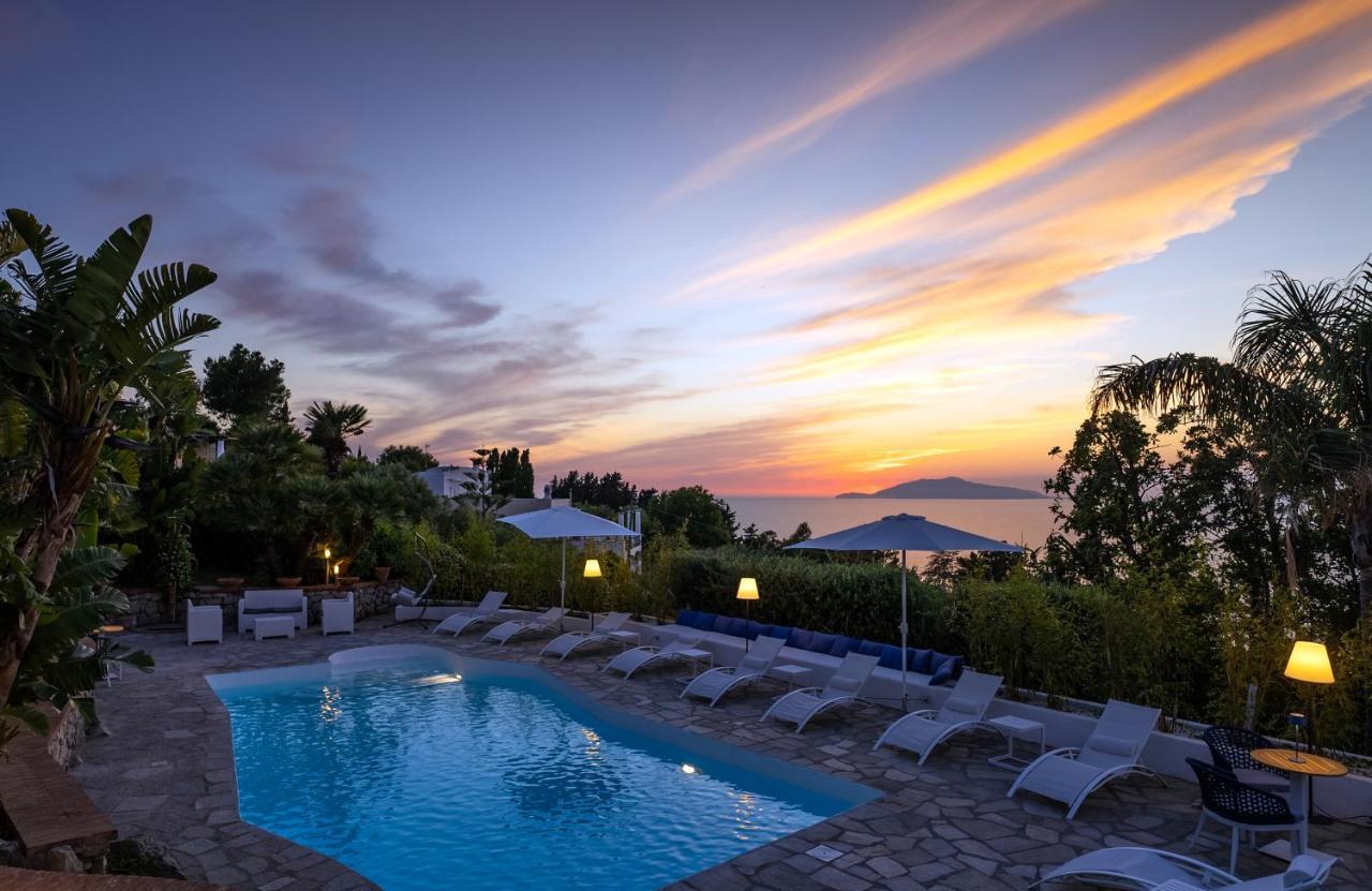Capri Blue Luxury Villa Le Tre Monelle Anacapri  Exterior photo