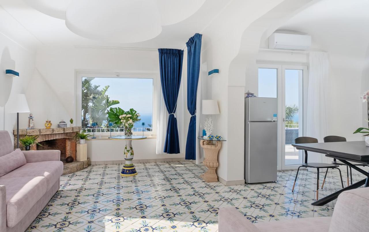 Capri Blue Luxury Villa Le Tre Monelle Anacapri  Exterior photo