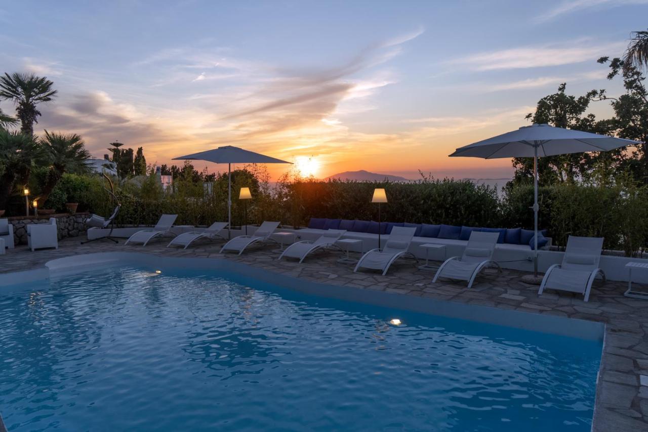 Capri Blue Luxury Villa Le Tre Monelle Anacapri  Exterior photo